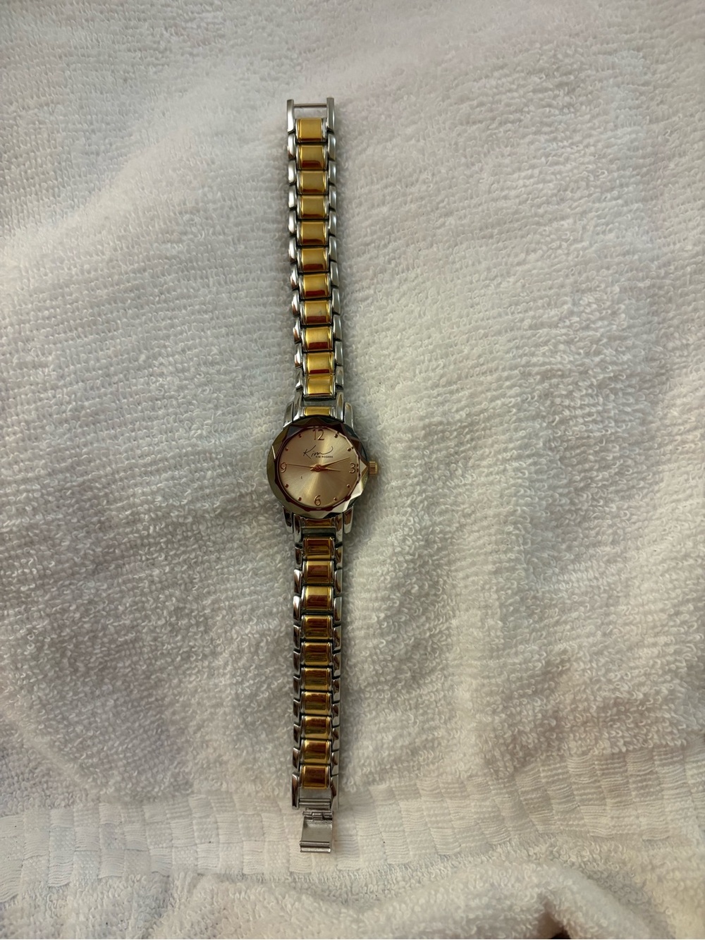 Womenâs Two-Tone Gold and Silver Bracelet Watch